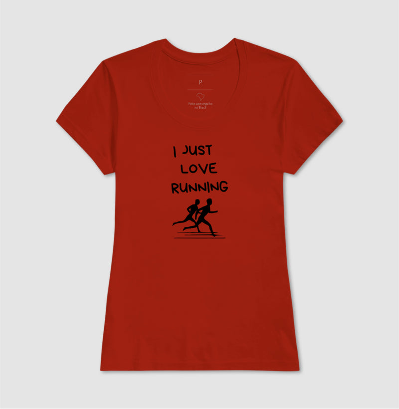 Camiseta I Just Love Running