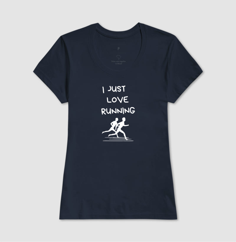 Camiseta I Just Love Running